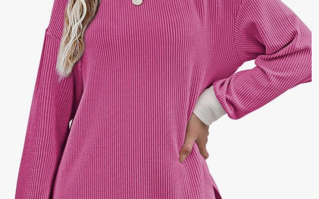 Long Sleeve Crewneck Sweatshirt – $14.99 shipped – Sizes up to XX-Large